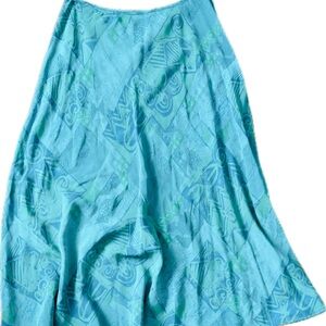 Carole Little Teal and Aqua Skirt
